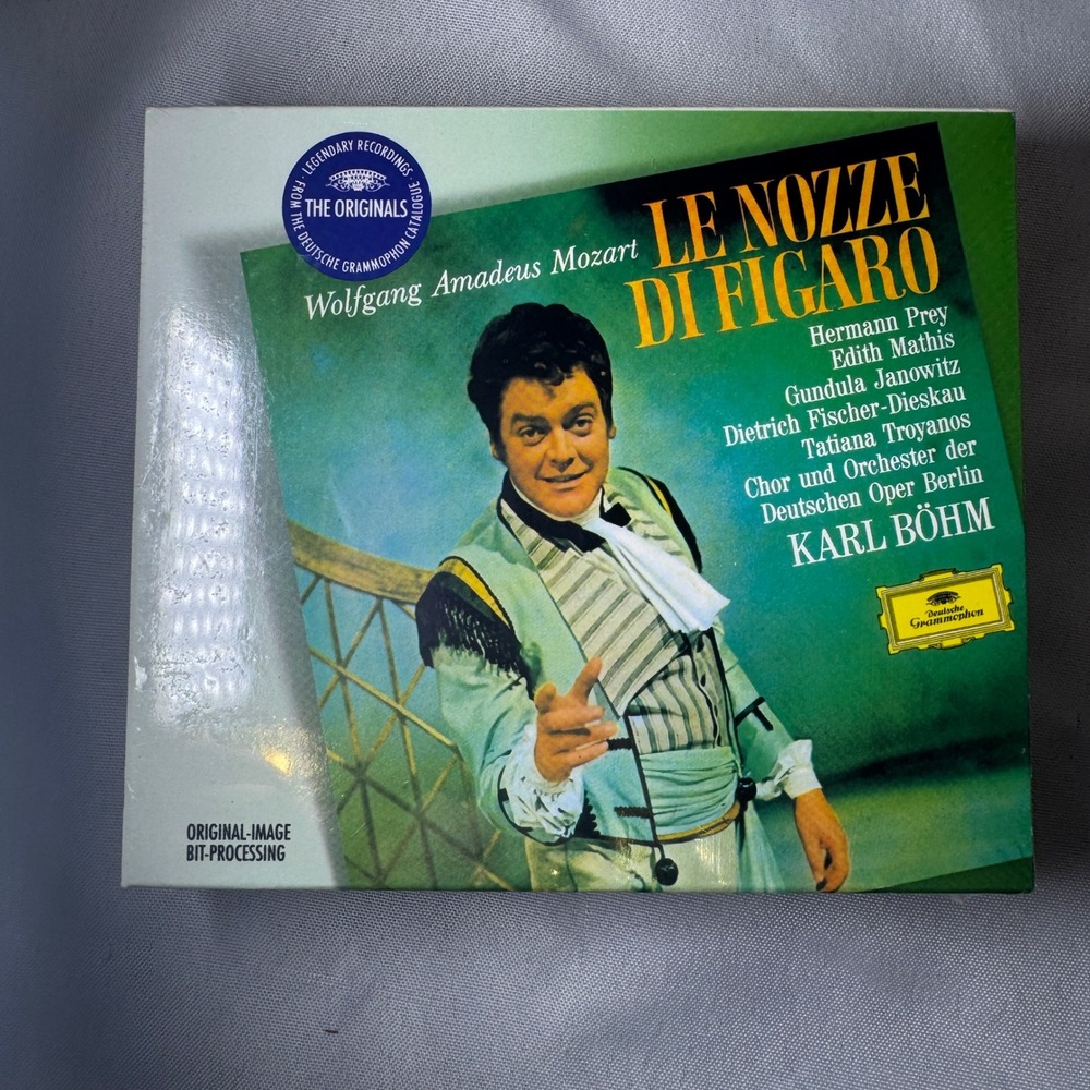Mozart Le Nozze di‎ Figaro Karl Bohm 3 CD Box Set Deutsche Grammophon NEW